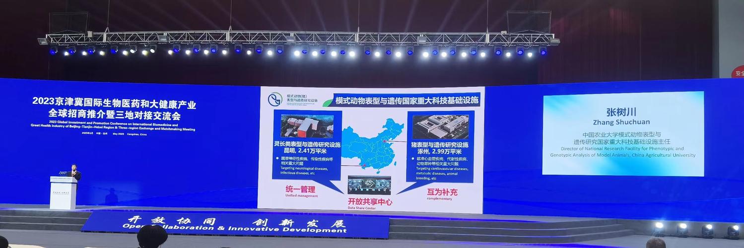 模式动物重大设施参加2023京津冀国际生物医药和大健康产业发展大会并